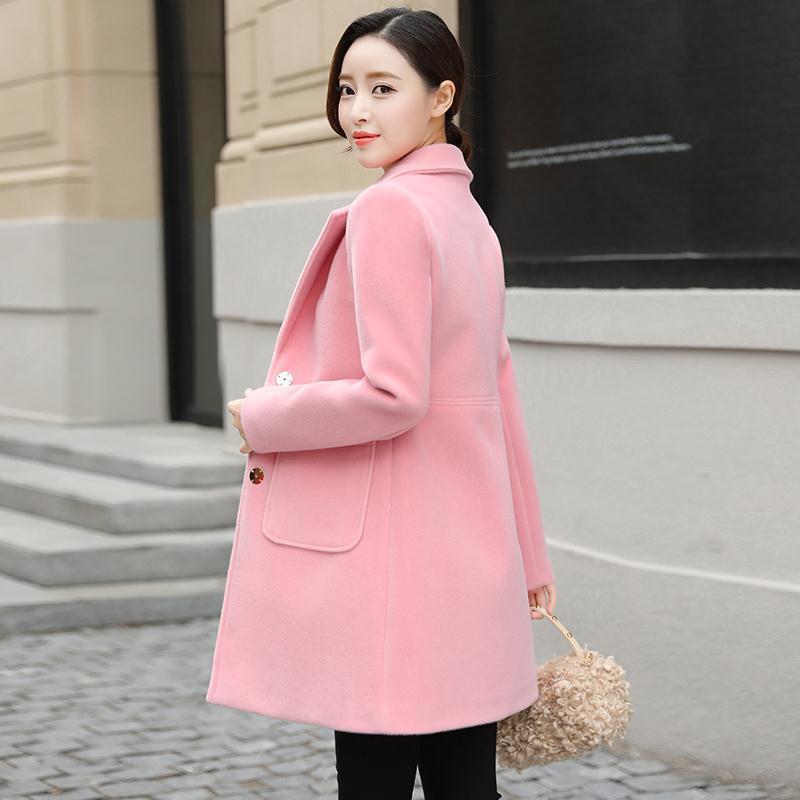 Women's Woolen Coat Women's Mid-length Korean Style