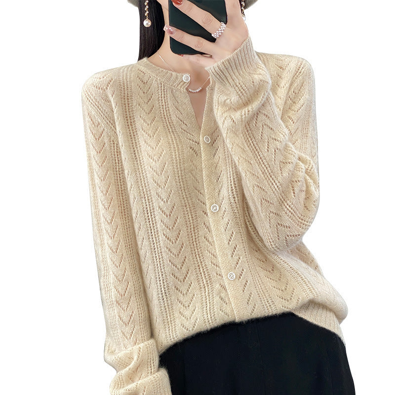 Slimming Cardigan Knitwear Loose Top Coat