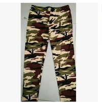 European and American fashion camouflage printed flower leggings