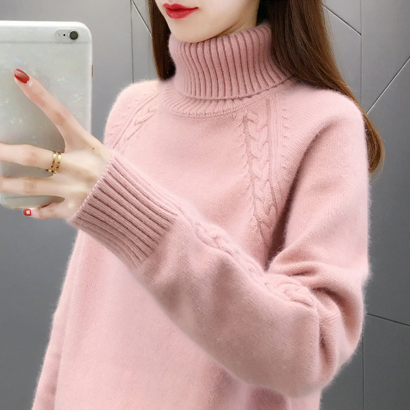 Women's Turtleneck Pullover Japanese Style