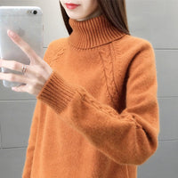 Women's Turtleneck Pullover Japanese Style