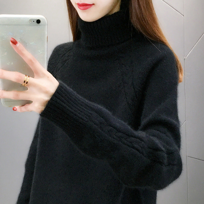 Women's Turtleneck Pullover Japanese Style