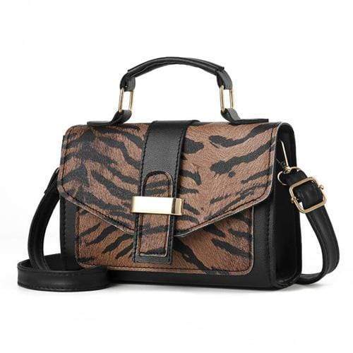 Korean Version Of The Trendy Women's Bags Fashion Hit Color Zebra Crossbody Bag