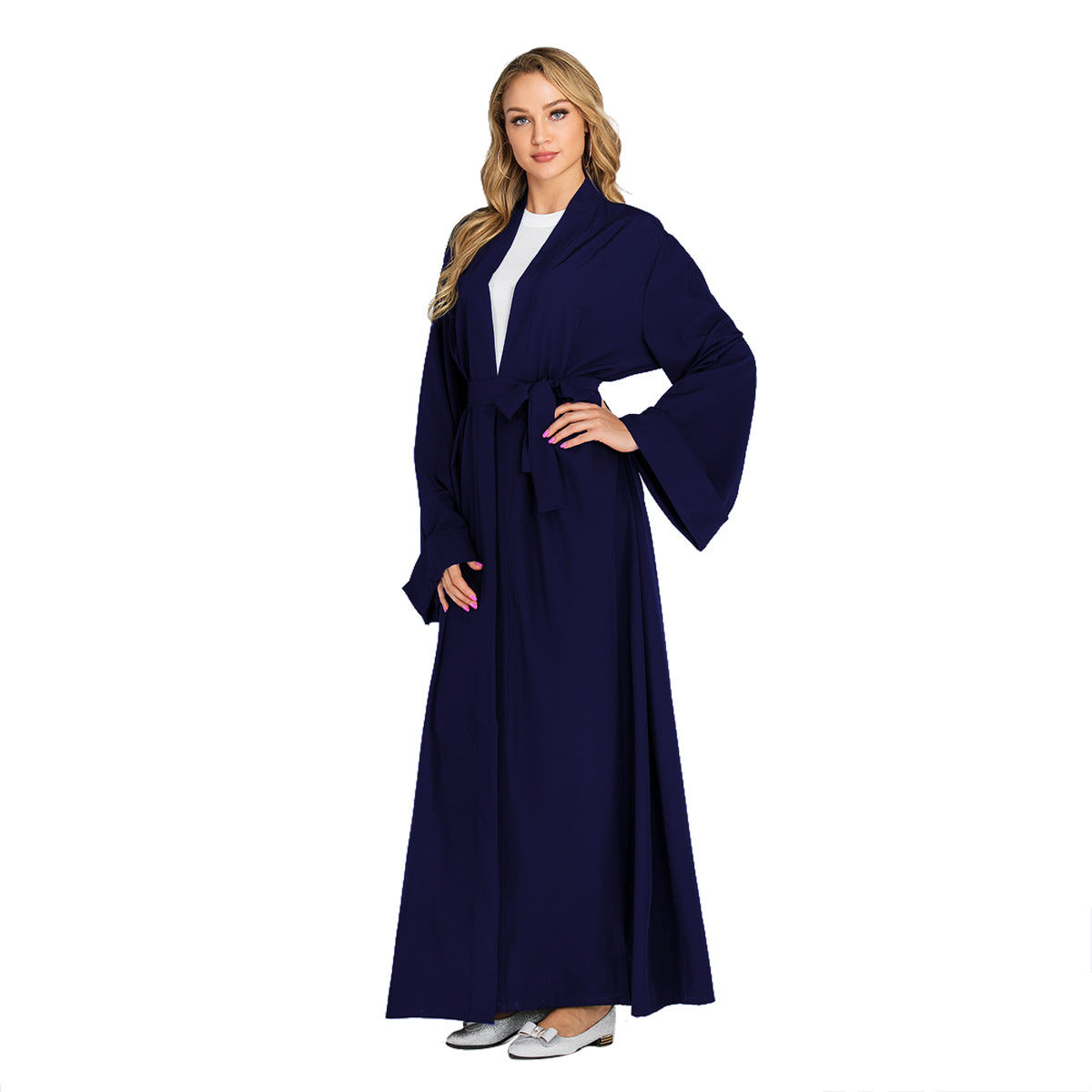 Robe Popular Clean Color Cardigan