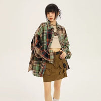 Women's Casual Retro Plaid Shirt