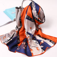 Women's Silk Scarf Long Multifunctional Spring And Autumn Thin Section