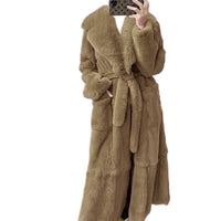 Faux Fur Coat Women's Mid-length Coat Europe And America