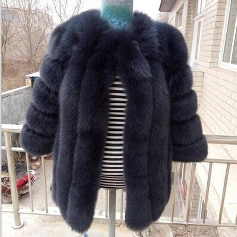 Russian imitation fur fur all-in-one women's winter