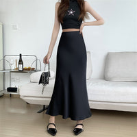 Women's Summer New Design Sense Niche High Waist Petite Hot Girl Fishtail Skirt