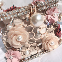 Pearl flower handbag