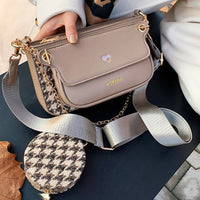 New trendy chain shoulder messenger handbag