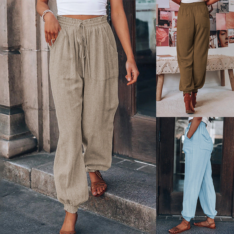 Women's Fashion High Waist Oversized Pants