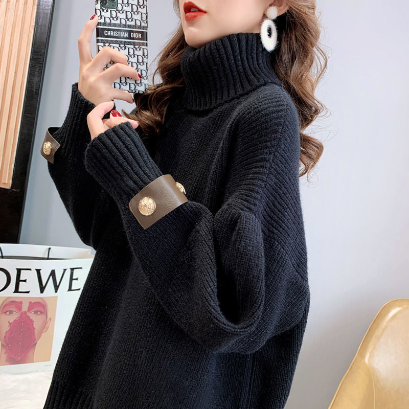 Thicken Loose Warm Knit Sweater Looks Thin