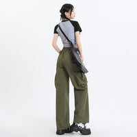 American Parachute Overalls Thin High Top Sports Tactical Pants