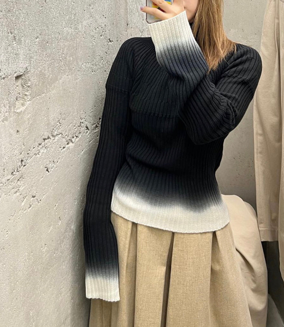 Loose Casual Long Sleeve Knit Sweater