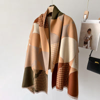 Plaid Fashion Cashmere-like Warm Scarf