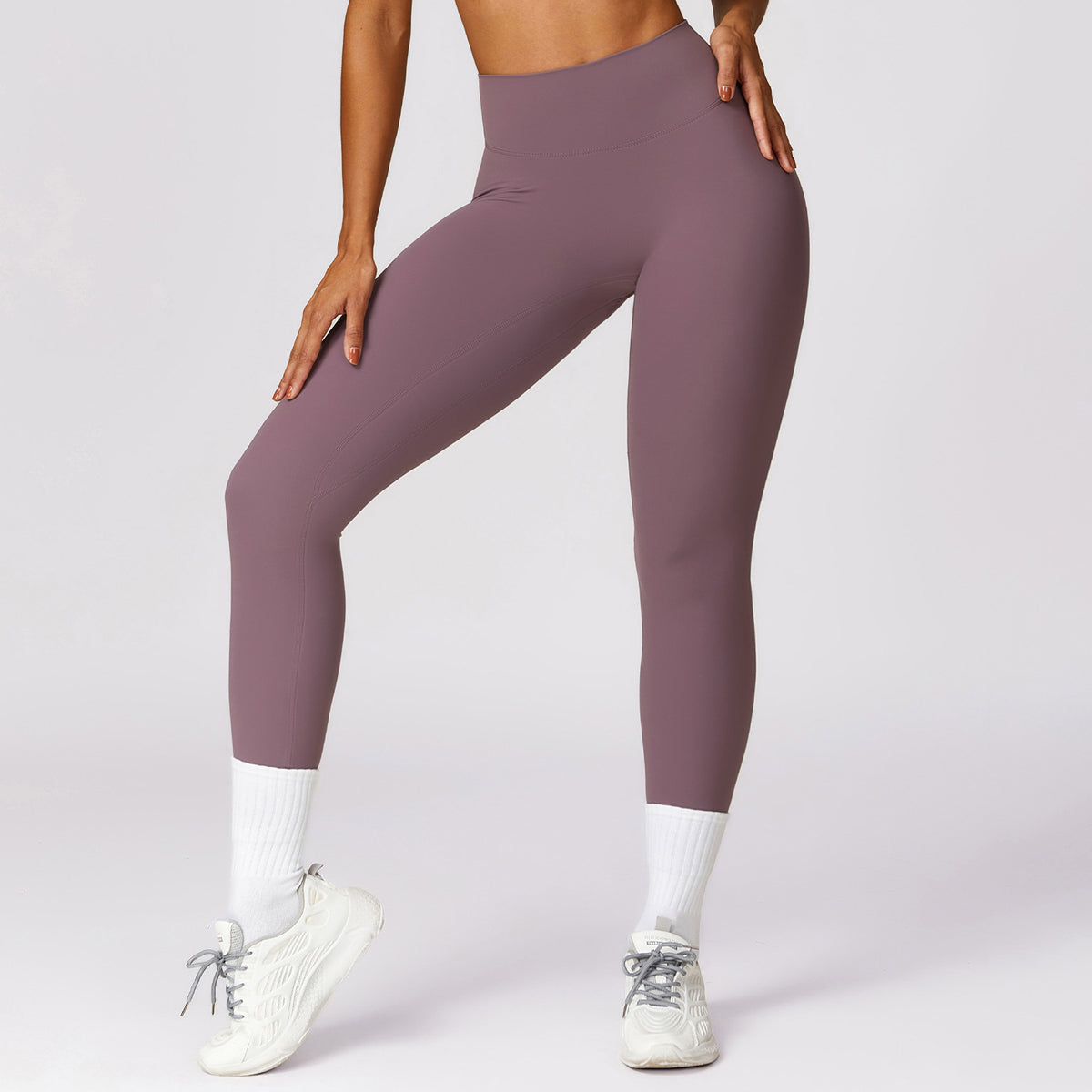 Zechuang Quick-drying Skinny Yoga Pants Brushed Belly Contracting