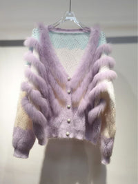 Women's Short Ice Cream Cardigan Coat