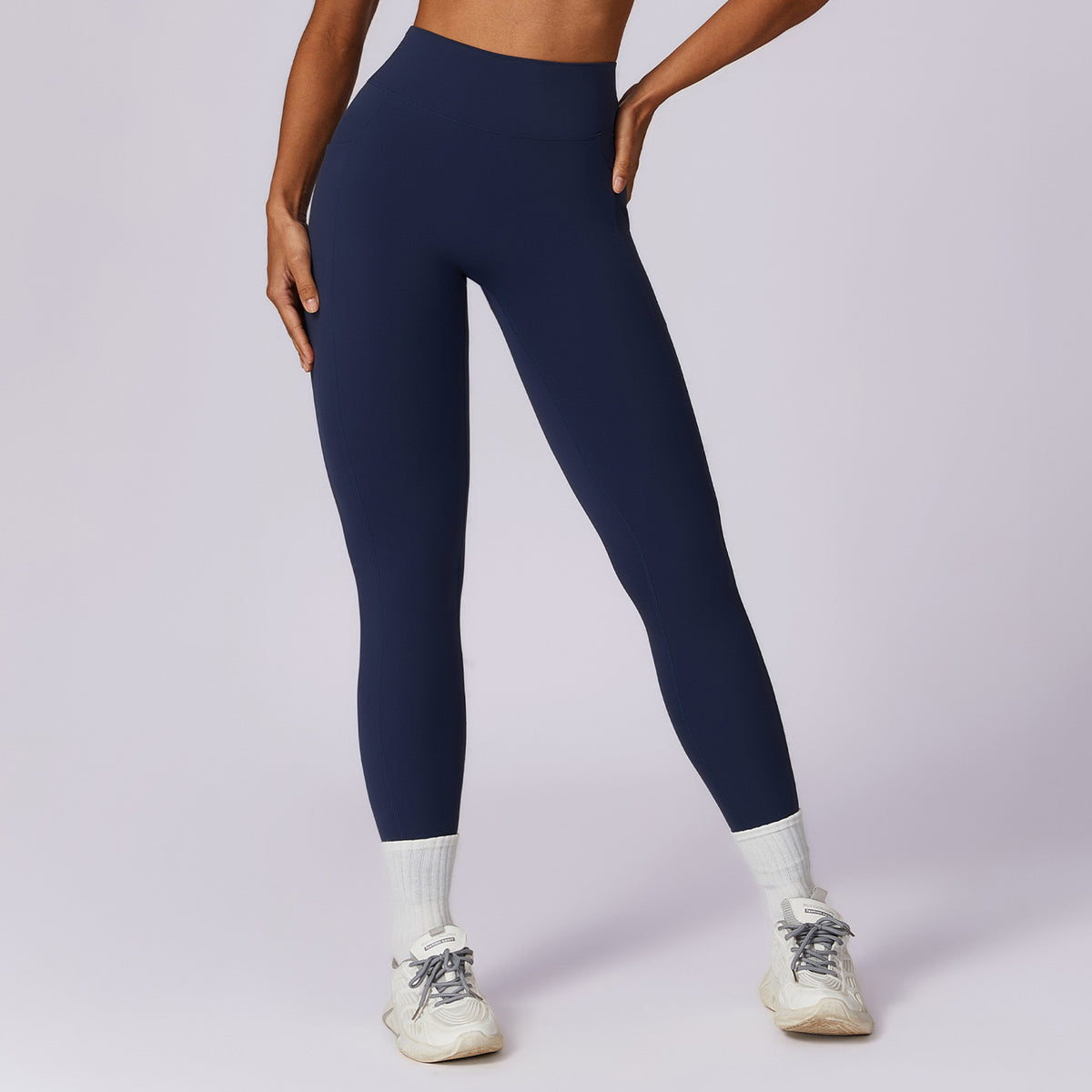 Quick-drying Skinny Hip Raise Yoga Brushed High Waist Fitness Pants