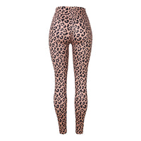 Leopard Print High-Waist Casual Sports Tights