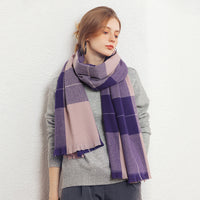 Winter Artificial Cashmere Shawl Women's Fashion Thick Warm Scarf