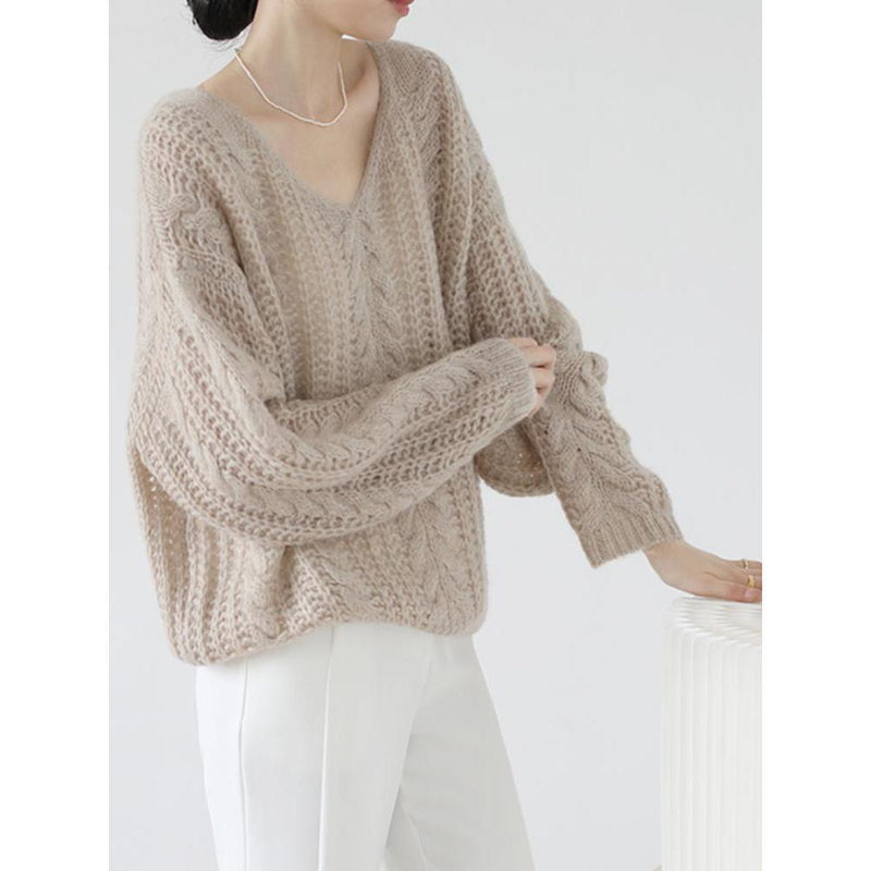 French Lazy Style Soft Glutinous Sweater Women's Sweater