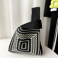 Special-interest Design High-grade Fashion All-match Knitted Shoulder Bag