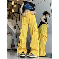 Loose Design Casual Mopping American Retro Trousers Women