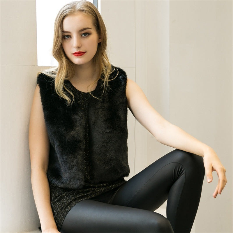 Women's Imitation Fur Fur Vest