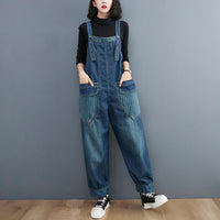 Large Size Women's Korean Version Of The New Spot Jean Suspenders