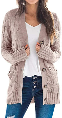 Mid-length Sweater New Cardigan