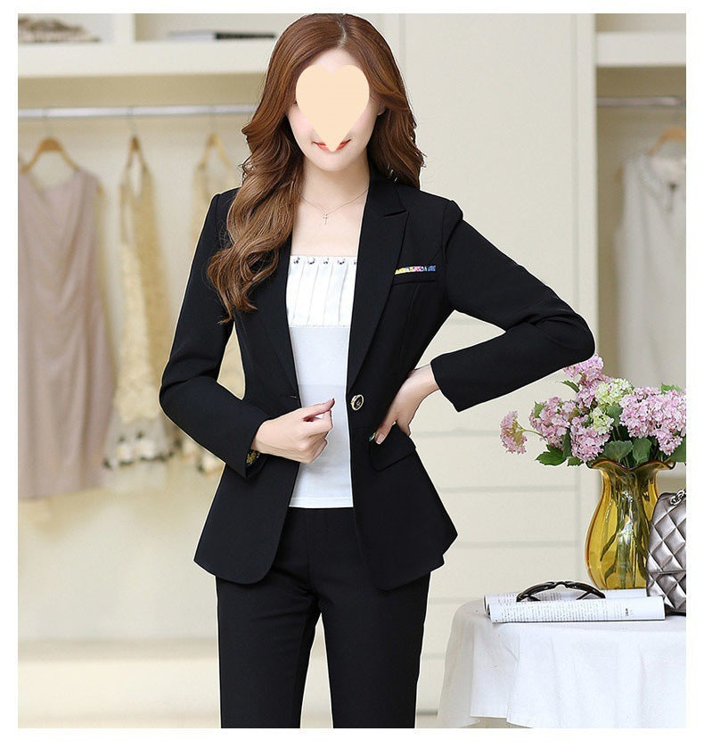 Women's Suit Jacket Long Sleeve Short Korean Style Women's Clothing