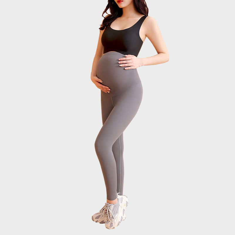 Fleece Pregnant Women Lightweight Autumn And Winter High Elastic Buttocks Leggings