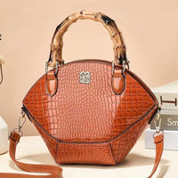 Retro Bamboo Handbag Shoulder Bag Crossbody