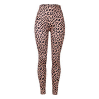 Leopard Print High-Waist Casual Sports Tights