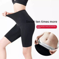 Sweat Wicking Pants 5 Points Skinny Leg Girdle Women's Fitness