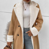 Leisure Commute Woolen Coat For Women