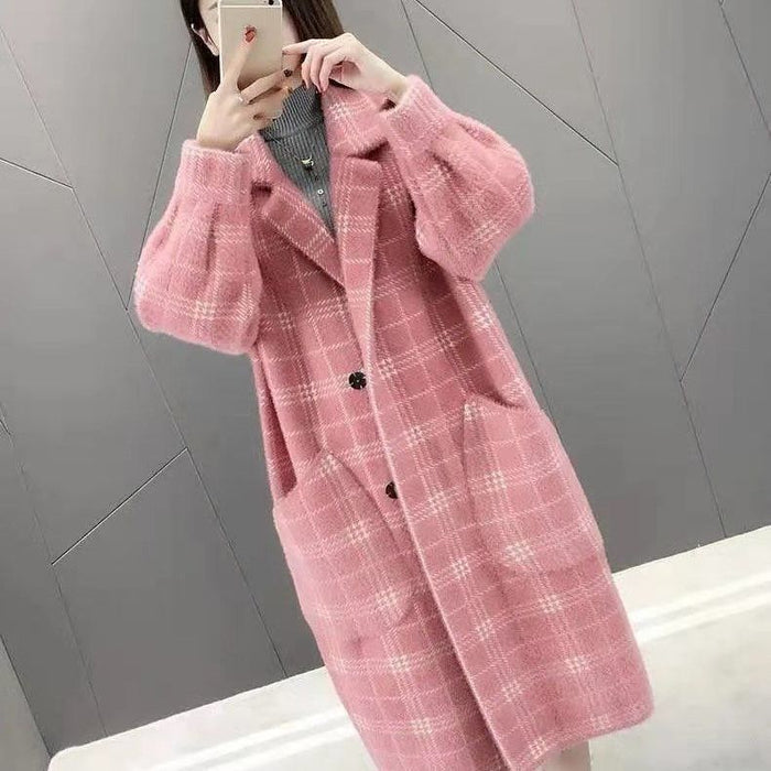 Thick And Large Mid Length Mink Coat