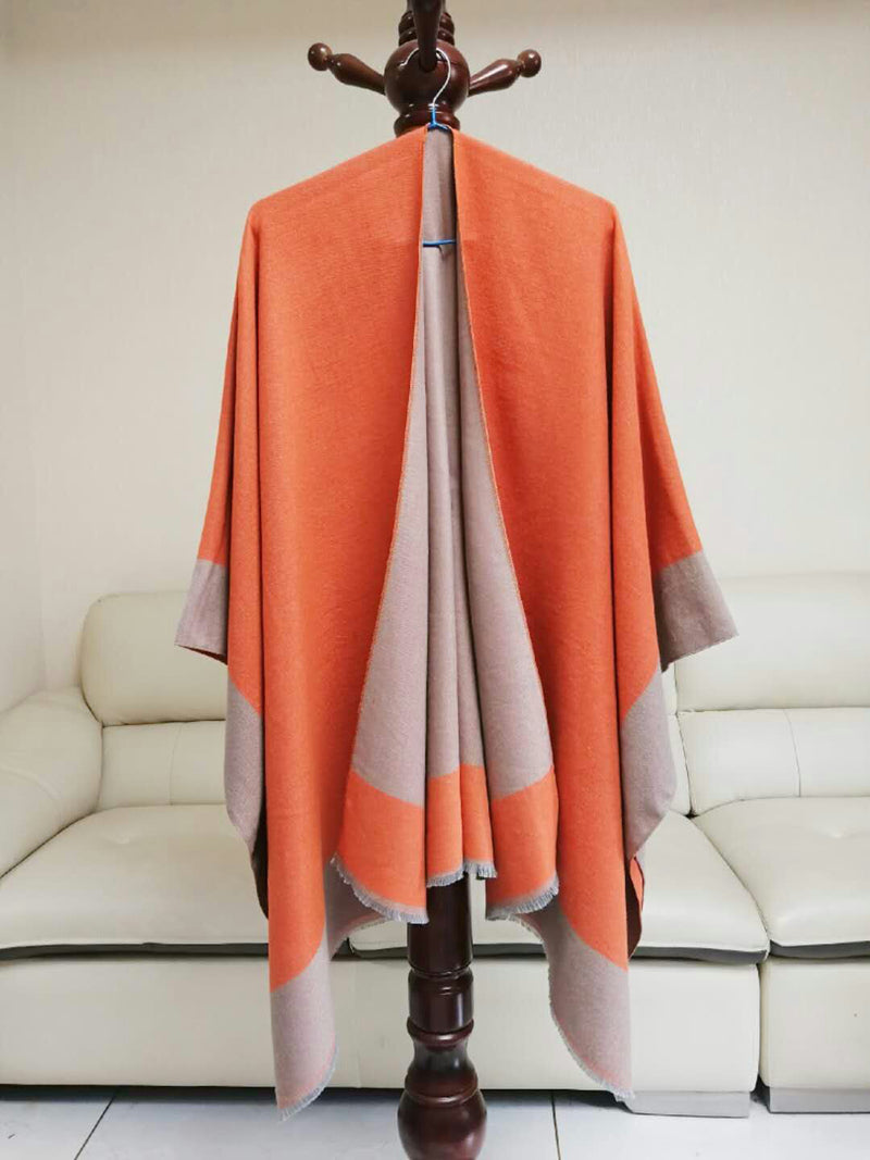 Imitation Cashmere Cape All-match Shawl