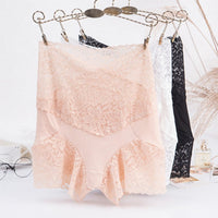 Boxer lace high waist panties