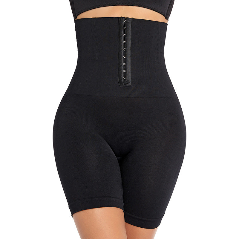 Button Adjustment Seamless Straight Angle Plus Size Body Shaping Pants