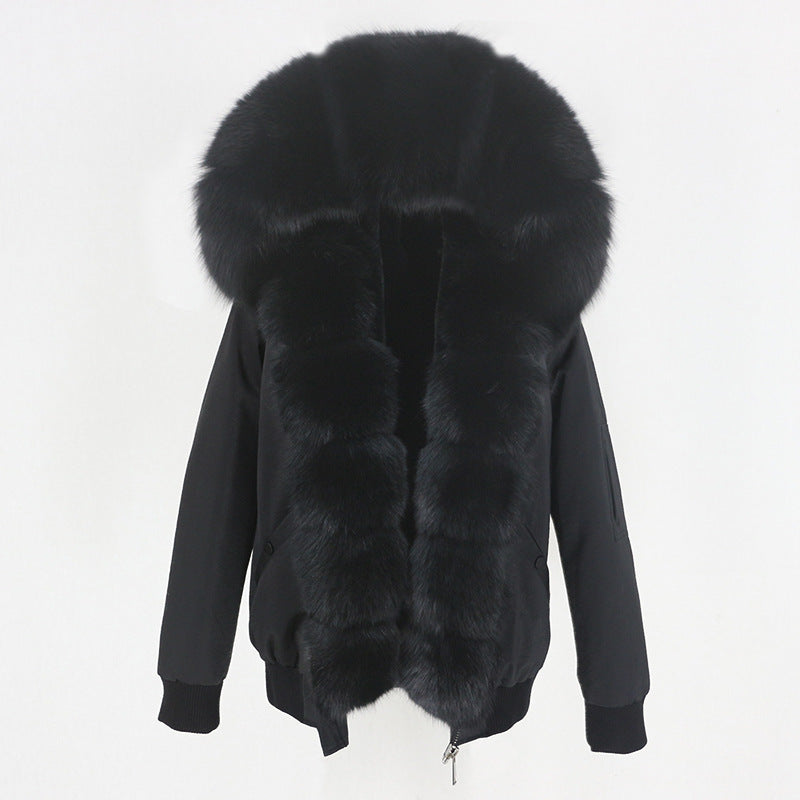 Parka Thick Raccoon Fur Liner Jacket Fur