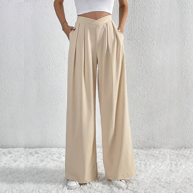 Women's Casual Wide-leg Pants Loose Trousers