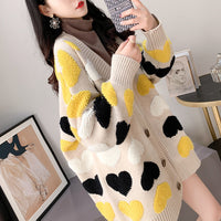 Autumn And Winter Thick Fashion Long Sweater Cardigan