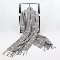 15-color Checkered Towel Imitation Cashmere Wool Blanket For Women