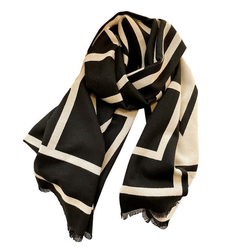 Outer Warm And Thickened Women's Scarf