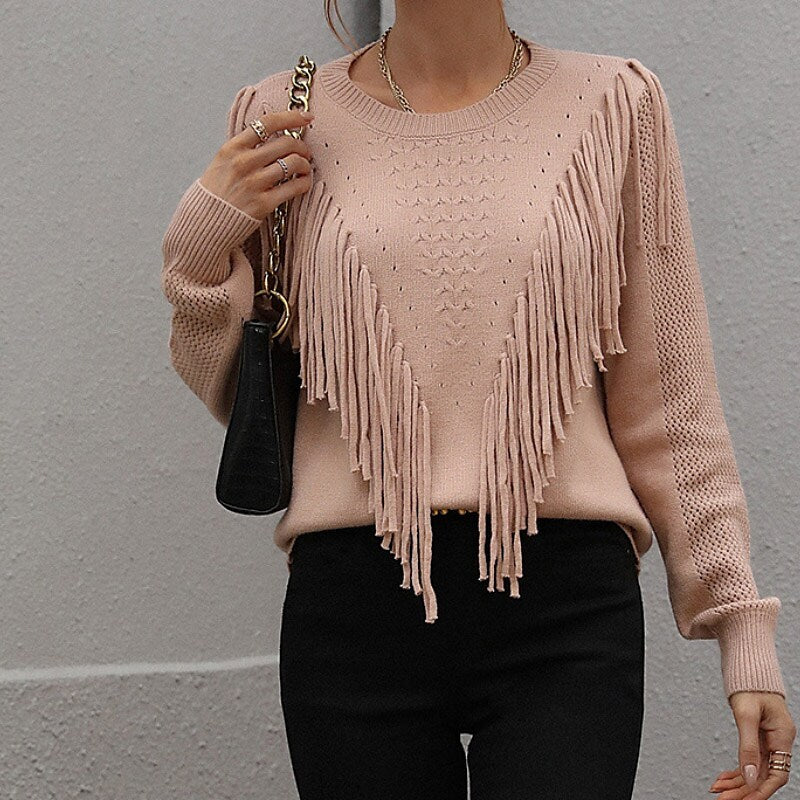 Women's Sweater Loose Solid Color