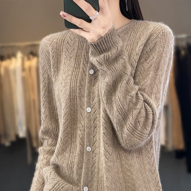 Slimming Cardigan Knitwear Loose Top Coat