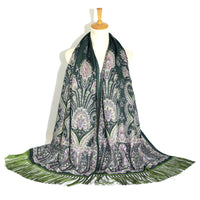 Printed Tassel Long Scarf Travel Ethnic Style Shawl