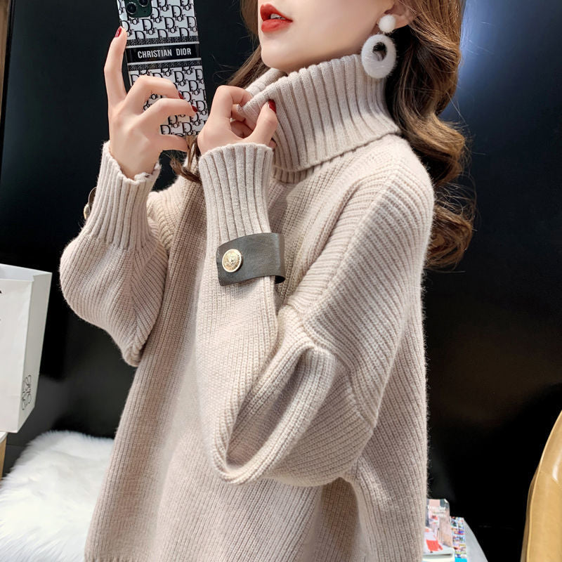 Thicken Loose Warm Knit Sweater Looks Thin